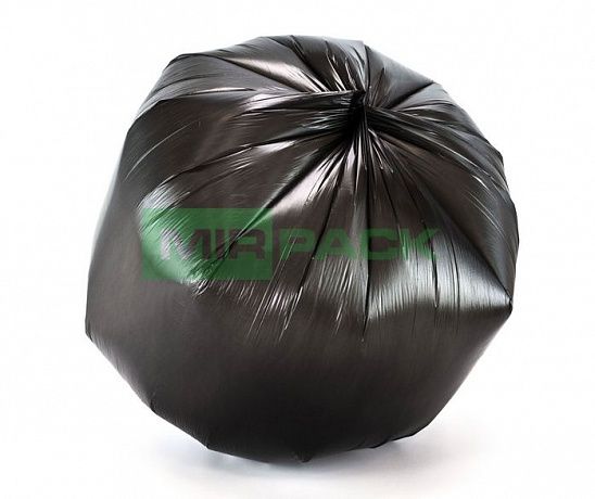 Мешки для мусора 30л, 8 мкм, в рулоне 30 штук, черные, 50х60 см - Вид 3